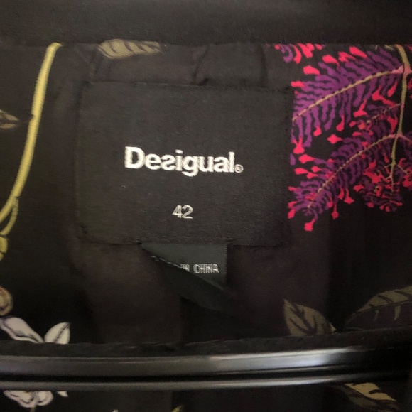 Desigual Embroidered, Lined Blazer - Picture 2 of 10